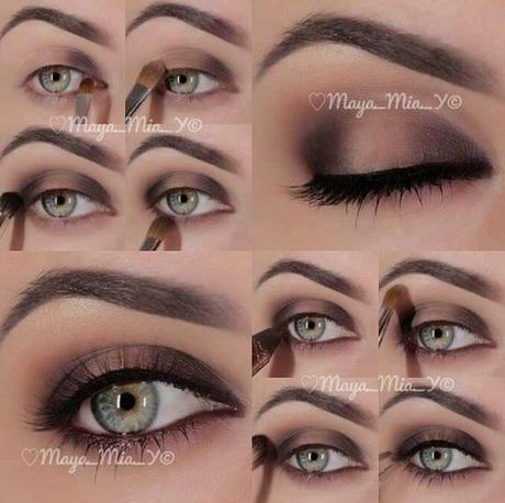 eye-shadow-makeup-tutorial-step-by-step-pictures-73 Oogschaduw make-up tutorial stap voor stap foto  s
