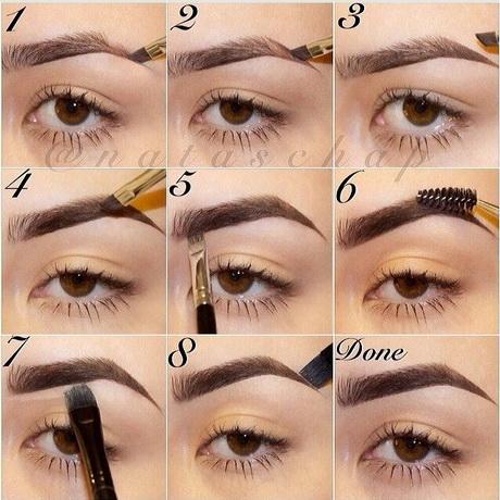 eyebrow-makeup-step-by-step-17_5 Wenkbrauw make-up stap voor stap