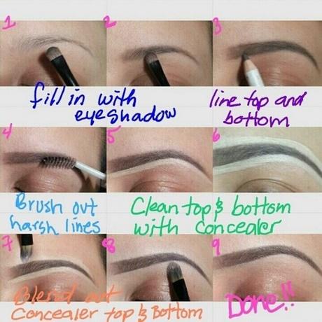eyebrow-makeup-tutorial-for-thin-eyebrows-95_4 Wenkbrauw make-up les voor dunne wenkbrauwen