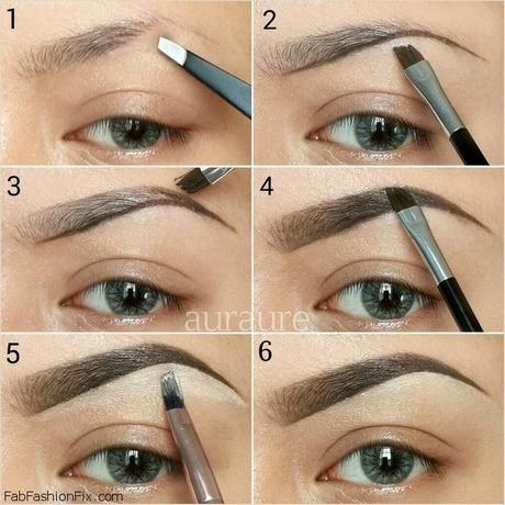 eyebrow-makeup-tutorial-using-eyeshadow-90_2 Wenkbrauw make-up tutorial met behulp van eyeshadow
