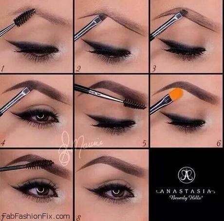 eyebrow-makeup-tutorial-using-eyeshadow-90_3 Wenkbrauw make-up tutorial met behulp van eyeshadow