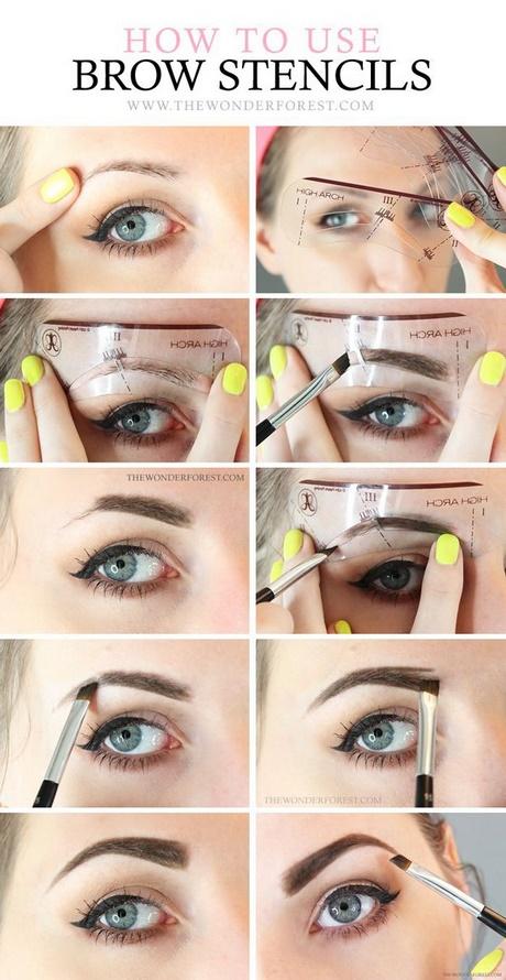 eyebrow-makeup-tutorial-using-eyeshadow-90_8 Wenkbrauw make-up tutorial met behulp van eyeshadow