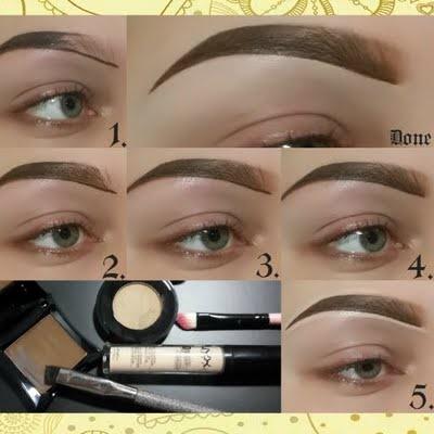 eyebrow-makeup-tutorial-using-powder-89_9 Eyebrow make-up tutorial met poeder