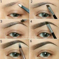 eyebrow-makeup-tutorials-step-by-step-90_3 Wenkbrauw make-up tutorials stap voor stap