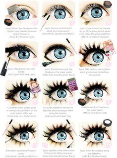 eyelashes-makeup-tutorial-31_5 Make-up met wimpers