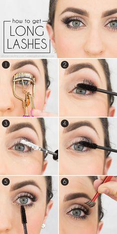 eyelashes-makeup-tutorial-31_6 Make-up met wimpers