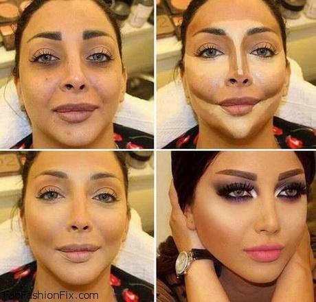 face-contouring-makeup-step-by-step-76_4 Gezichtsopname stap voor stap