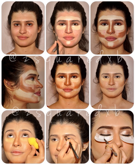 face-makeup-step-by-step-17 Gezicht make-up stap voor stap