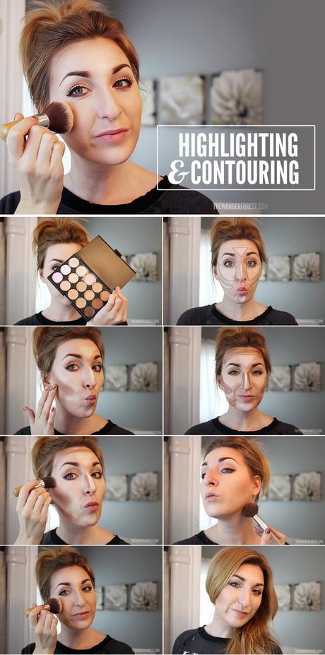 Face powder make-up tutorial