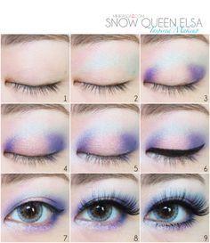 frozen-elsa-makeup-tutorials-49_9 Bevroren Elsa make-up tutorials