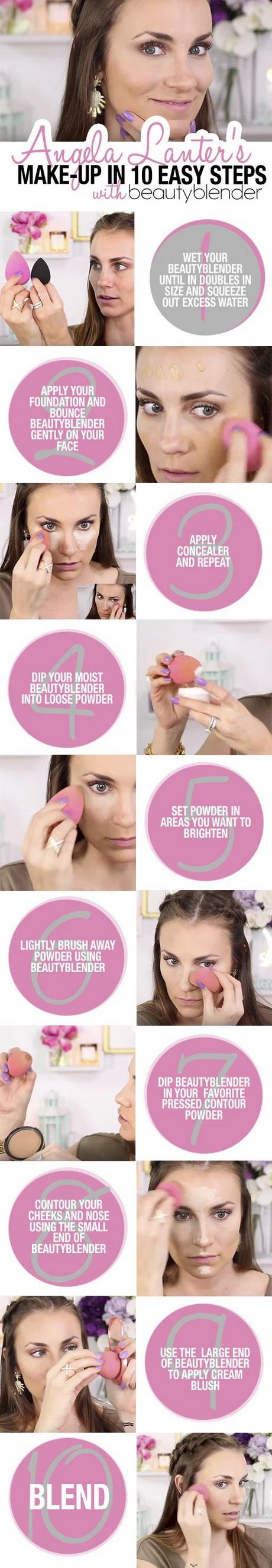 full-face-makeup-tutorial-step-by-step-02_9 Volledige make-up les stap voor stap