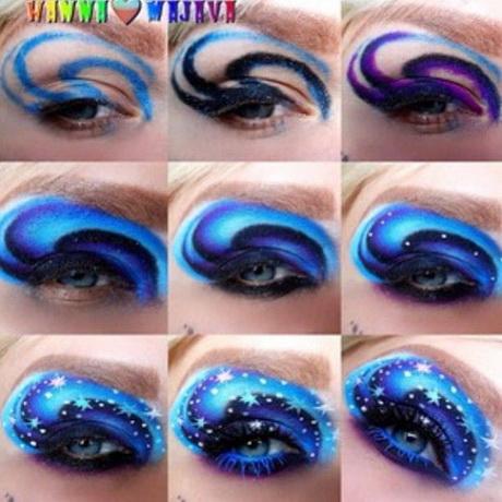galaxy-makeup-step-by-step-97 Galaxy make-up stap voor stap