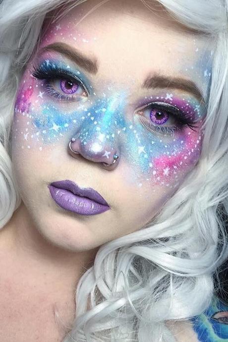 galaxy-makeup-step-by-step-97_4 Galaxy make-up stap voor stap