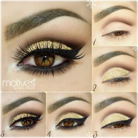 glitter-eye-makeup-step-by-step-24 Glitter oog make-up stap voor stap