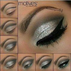 glitter-prom-makeup-tutorial-97_5 Glitter schoolbal make-up les