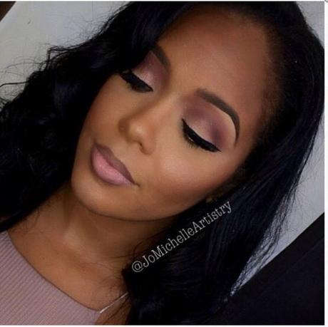 Gloeiende make-up les voor zwarte vrouwen