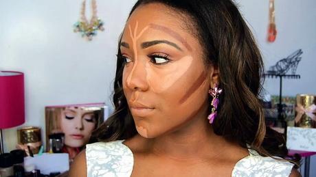 glowing-skin-makeup-tutorial-for-black-women-25_4 Gloeiende make-up les voor zwarte vrouwen