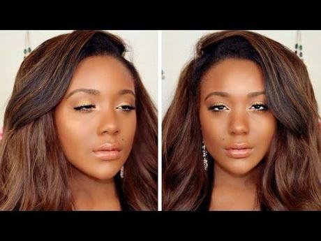 glowing-skin-makeup-tutorial-for-black-women-25_7 Gloeiende make-up les voor zwarte vrouwen