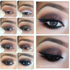 going-out-eye-makeup-step-by-step-74_6 Oog make-up stap voor stap uit