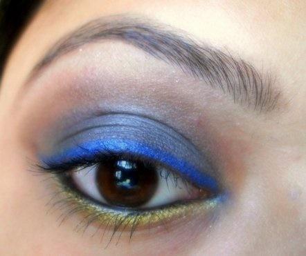 gold-and-blue-makeup-tutorial-12_7 Les goud en blauwe make-up