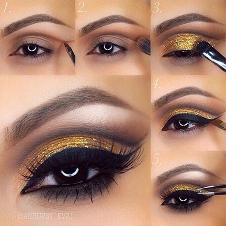 gold-eye-makeup-tutorial-for-brown-eyes-27_4 Gouden Oog make-up les voor bruine ogen