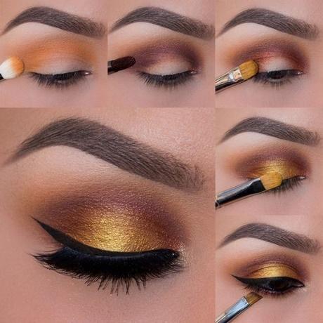 gold-eye-makeup-tutorial-for-brown-eyes-27_7 Gouden Oog make-up les voor bruine ogen