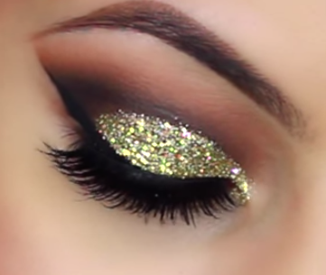 gold-new-years-eve-makeup-tutorial-89 Gold new years eve make-up tutorial
