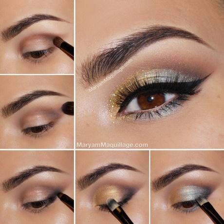 gold-new-years-eve-makeup-tutorial-89_8 Gold new years eve make-up tutorial