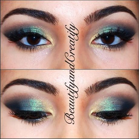gold-shimmer-makeup-tutorial-49_3 Gold shimmer make-up tutorial
