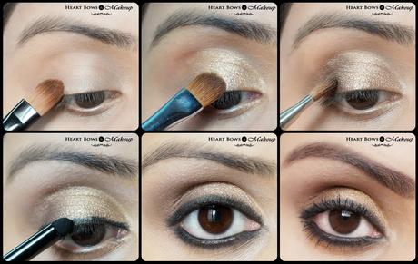 gold-smokey-eye-makeup-tutorial-step-by-step-05_4 Gold smokey eye make-up tutorial stap voor stap