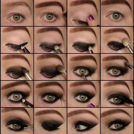 gold-smokey-eye-makeup-tutorial-step-by-step-05_6 Gold smokey eye make-up tutorial stap voor stap