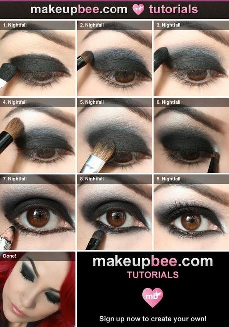 goth-makeup-tutorial-for-school-31_11 Goth make-up les voor school