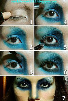 green-alien-makeup-tutorial-68_10 Groene buitenaardse make-up tutorial