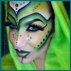 green-alien-makeup-tutorial-68_5 Groene buitenaardse make-up tutorial