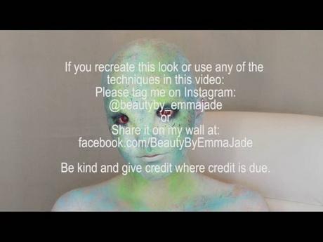 green-alien-makeup-tutorial-68_8 Groene buitenaardse make-up tutorial