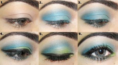 green-blue-eyes-makeup-tutorial-08_11 Groene blauwe ogen make-up les