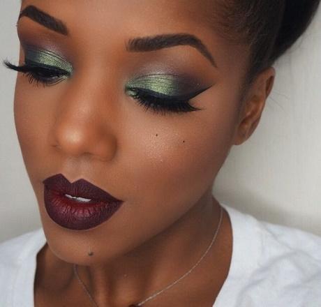 green-eye-makeup-tutorial-for-black-women-86_6 Groene oog make-up les voor zwarte vrouwen