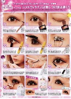 gyaru-eye-makeup-tutorial-47_6 Gyaru oog make-up les
