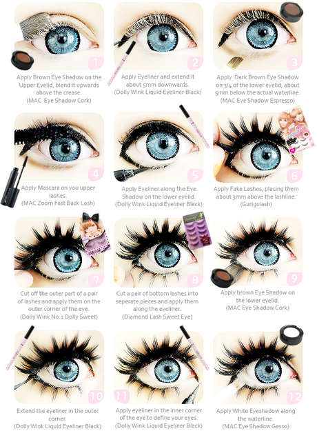 gyaru-makeup-tutorial-step-by-step-09_2 Gyaru make-up les stap voor stap
