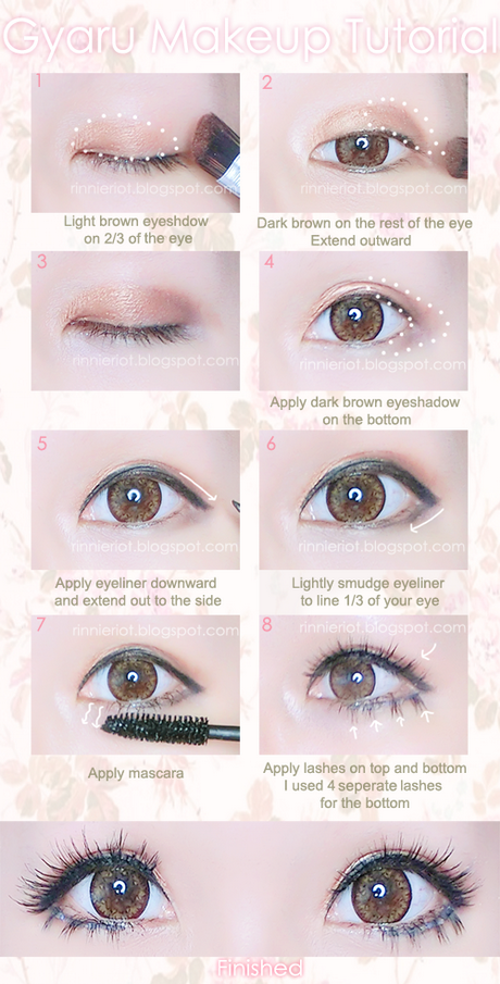 gyaru-makeup-tutorial-step-by-step-09_3 Gyaru make-up les stap voor stap