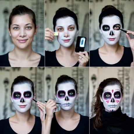half-face-sugar-skull-makeup-step-by-step-33_5 Halve gezichtssuiker schedelmakeup stap voor stap