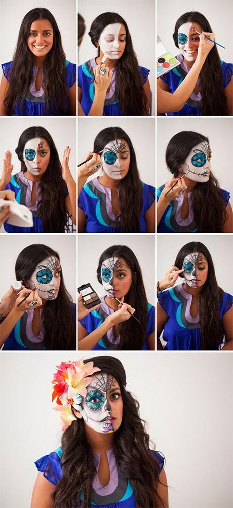 how-to-do-sugar-skull-makeup-step-by-step-06_5 Hoe doe je sugar skull make-up stap voor stap