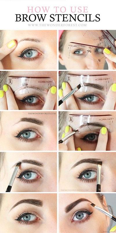 how-to-makeup-eyebrows-step-by-step-58_10 Hoe make-up wenkbrauwen stap voor stap