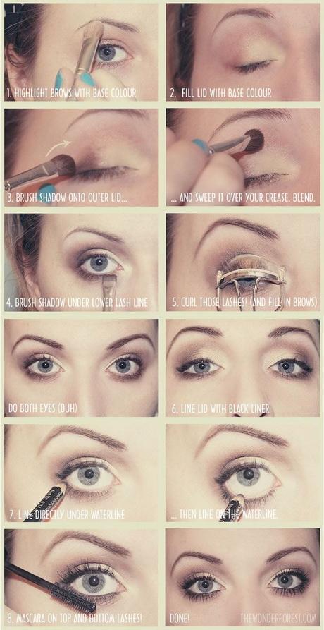 how-to-makeup-eyes-simple-step-by-step-14 Hoe te make-up Ogen eenvoudig stap voor stap