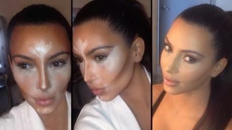 kim-kardashian-contouring-makeup-step-by-step-01_2 Kim kardashian, stap voor stap make-up contourend