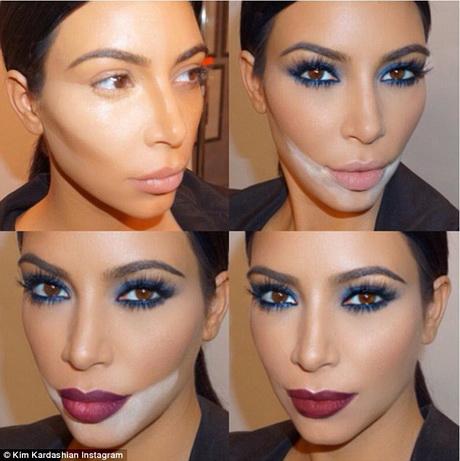 kim-kardashian-contouring-makeup-step-by-step-01_6 Kim kardashian, stap voor stap make-up contourend