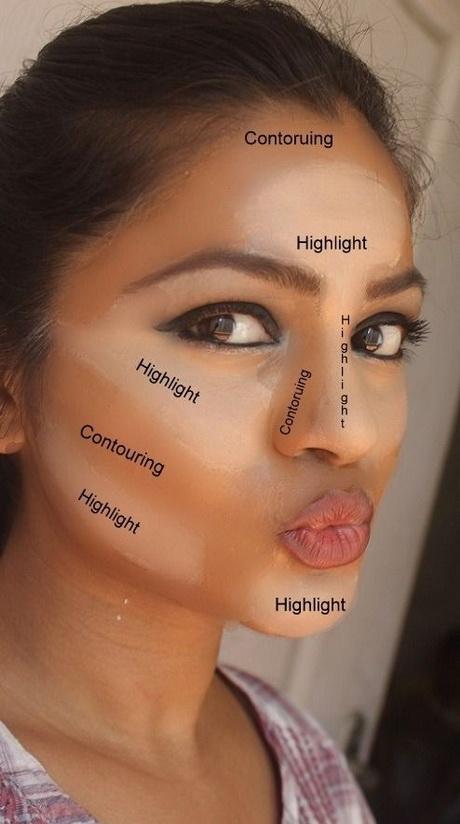 kim-kardashian-contouring-makeup-step-by-step-01_9 Kim kardashian, stap voor stap make-up contourend