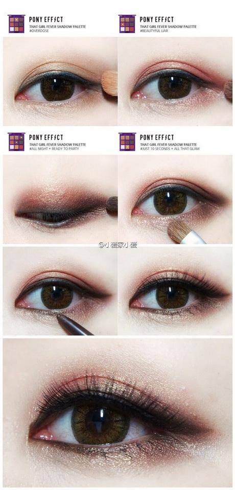 Koreaanse oog make-up stap voor stap