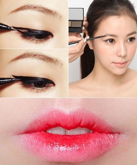 Koreaanse geïnspireerde make-up les
