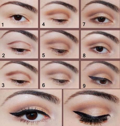 light-eyeshadow-makeup-step-by-step-12_6 Lichte oogschaduw make-up stap voor stap